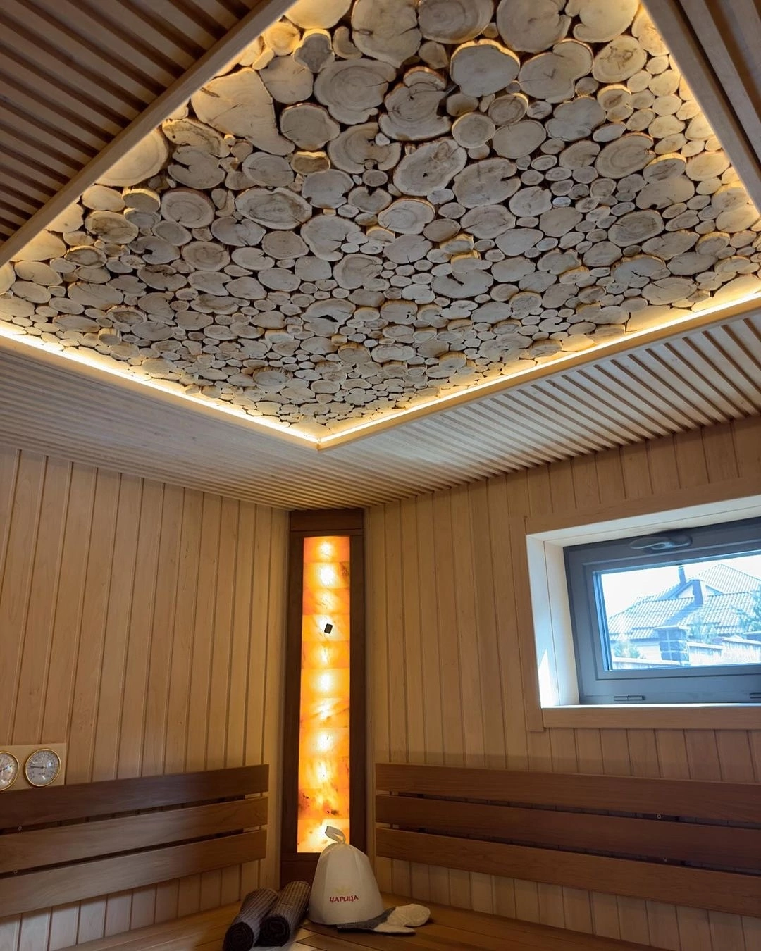 отделка бани, интерьер, отделка сауны, парная отделка, отделка парной