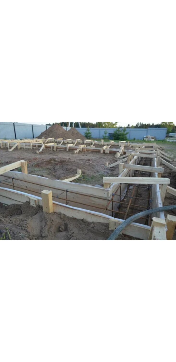 опалубка для фундамента, опалубка для заливки фундамента, опалубка под ленточный фундамент, фундамент под дом, фундамент без опалубки