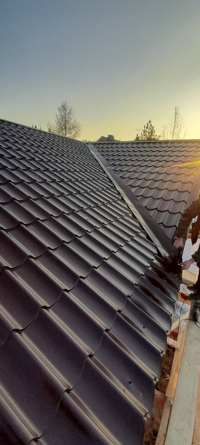кровля, гранд лайн металлочерепица, монтаж металлочерепицы, металлочерепица, металлочерепица монтеррей
