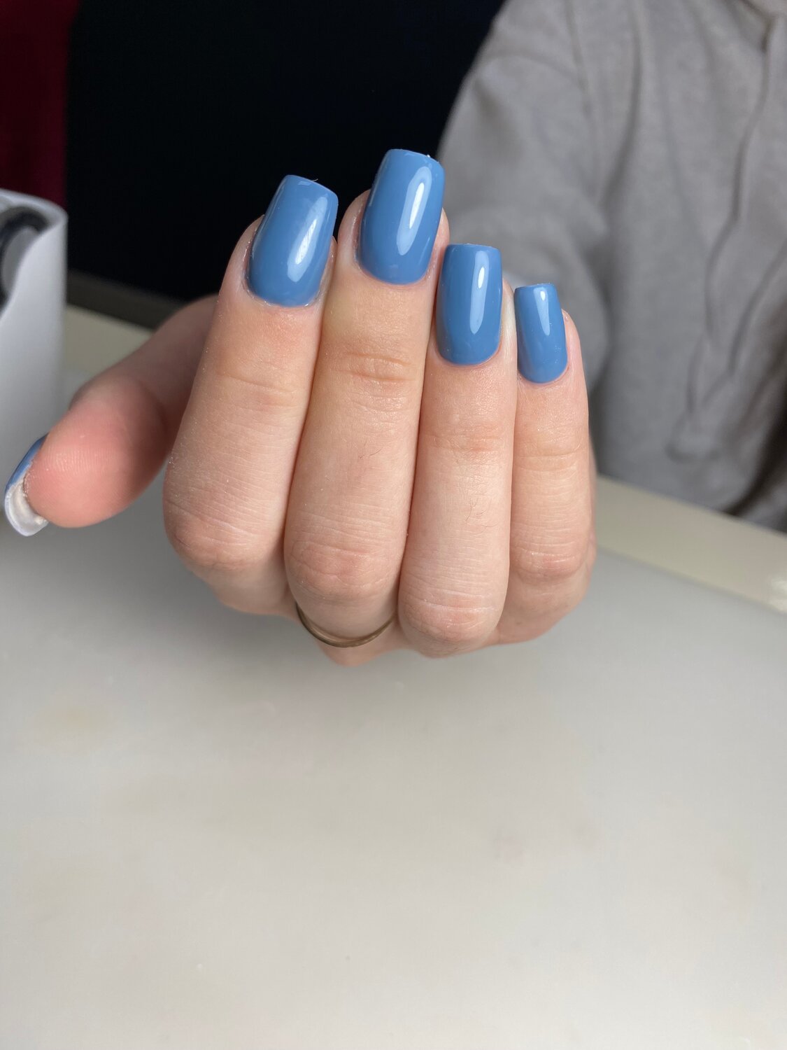 маникюр 💅, маникюр голубого цвета, маникюр небесно голубого цвета, маникюр, маникюр цвета