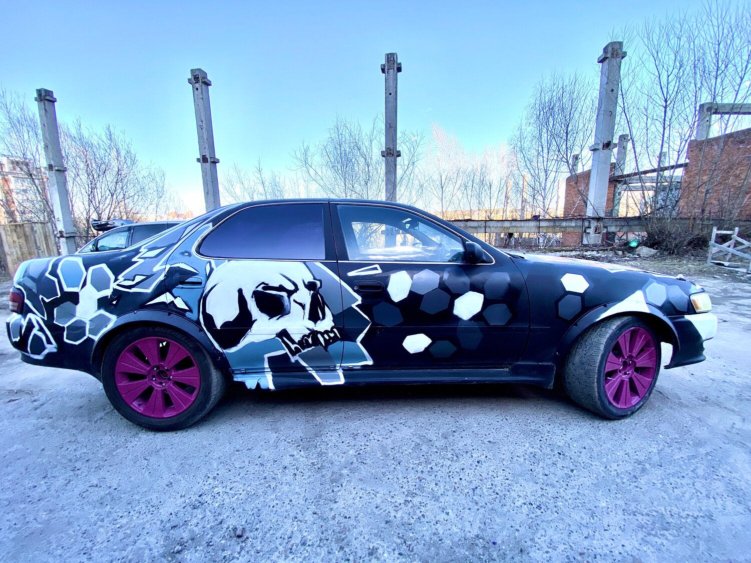 винилография mark 2, nissan skyline r33 седан дрифт, винилы, nissan skyline r34 tuning аэрографика, винилография