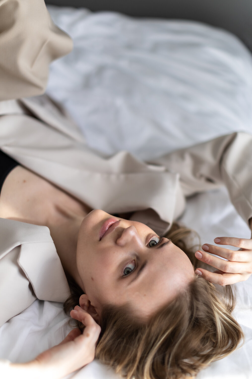 девушка, женщина, человек, фотосессия, на кровати