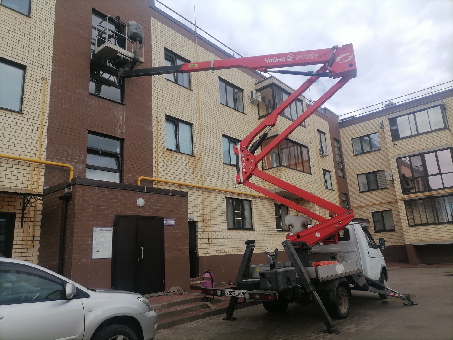 автовышка на базе газ, автовышка socage da 324, автовышка газ, автовышка агп, автогидроподъемник чайка-socage da-324