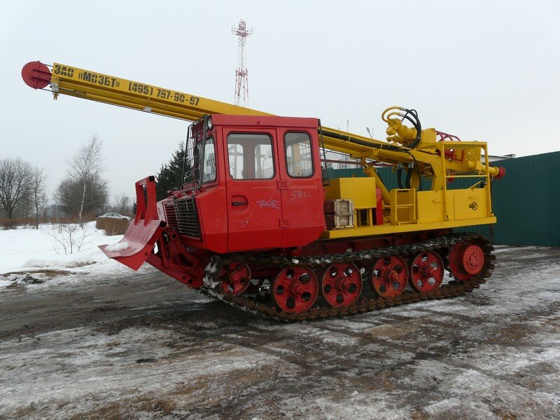 буровая урб 4т, урб-4т на базе тт-4, буровая установка урб, буровая техника, тт4 урб 2а2