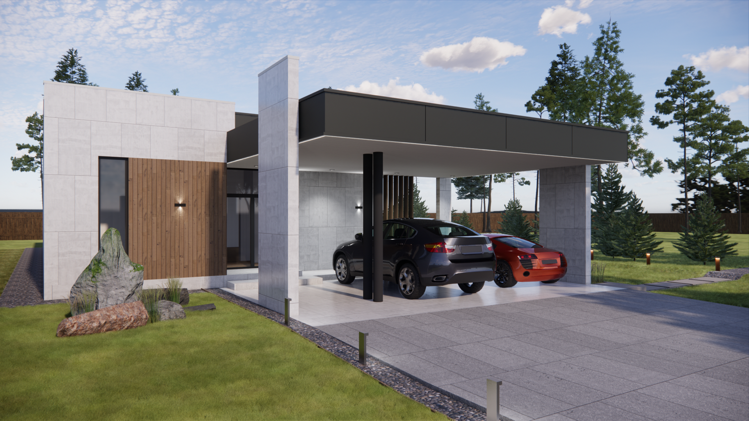 одноэтажные дома с плоской крышей, современные одноэтажные дома, проект одноэтажного дома с плоской крышей, одноэтажный дом с плоской кровлей, одноэтажные дома с плоской кровлей