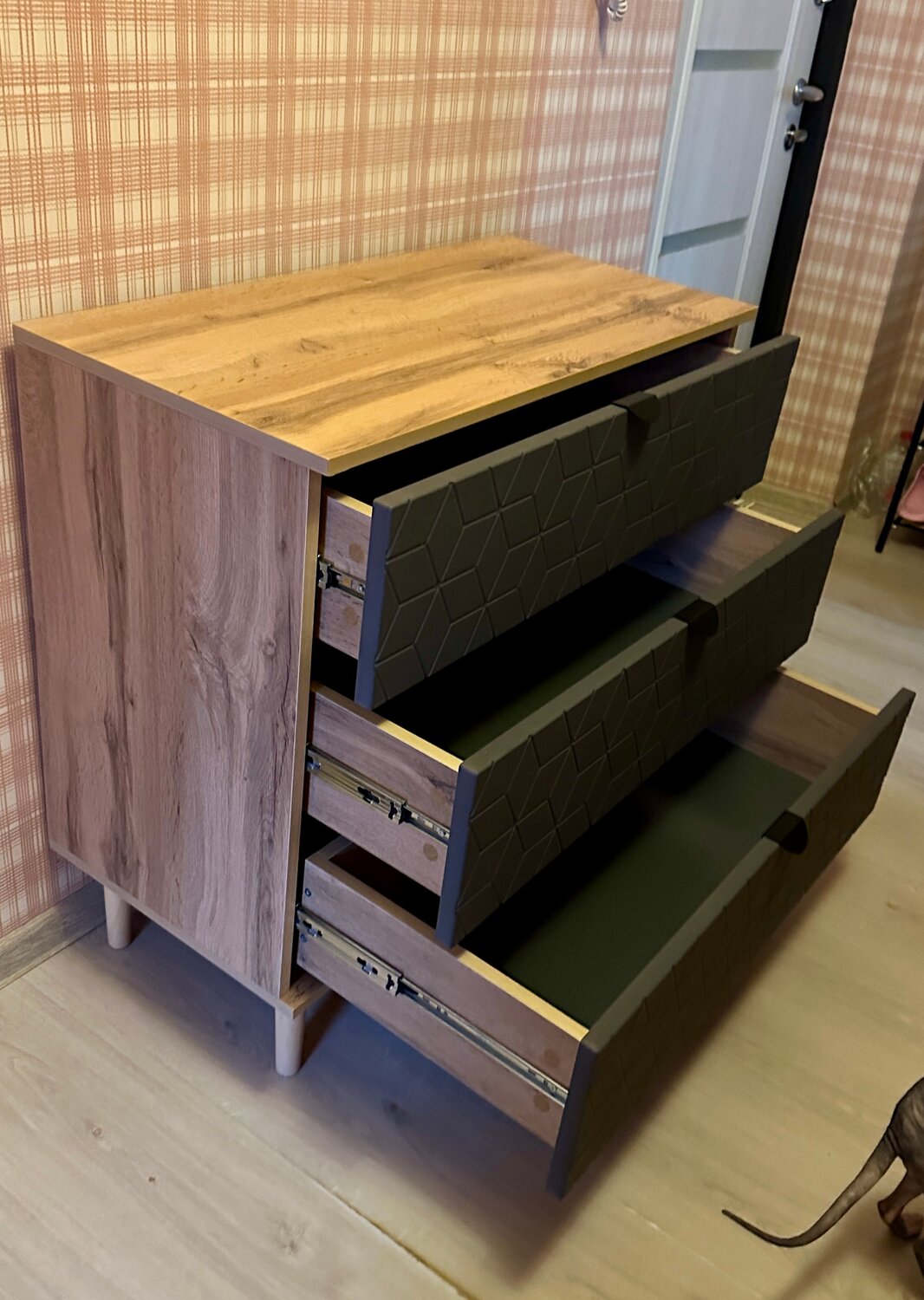 комод, комод комод, сканди сапфир комод, комод с 3 ящиками, комод 5 ящ. сканди сапфир