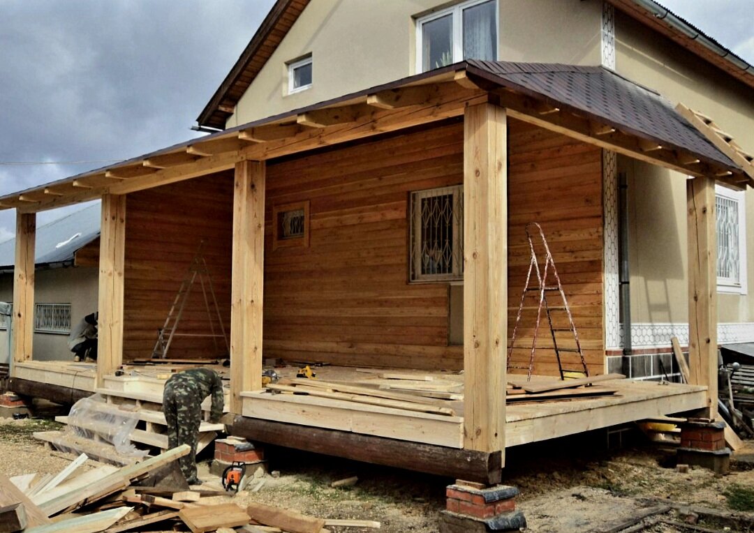 Пример жилой пристройки-комнаты