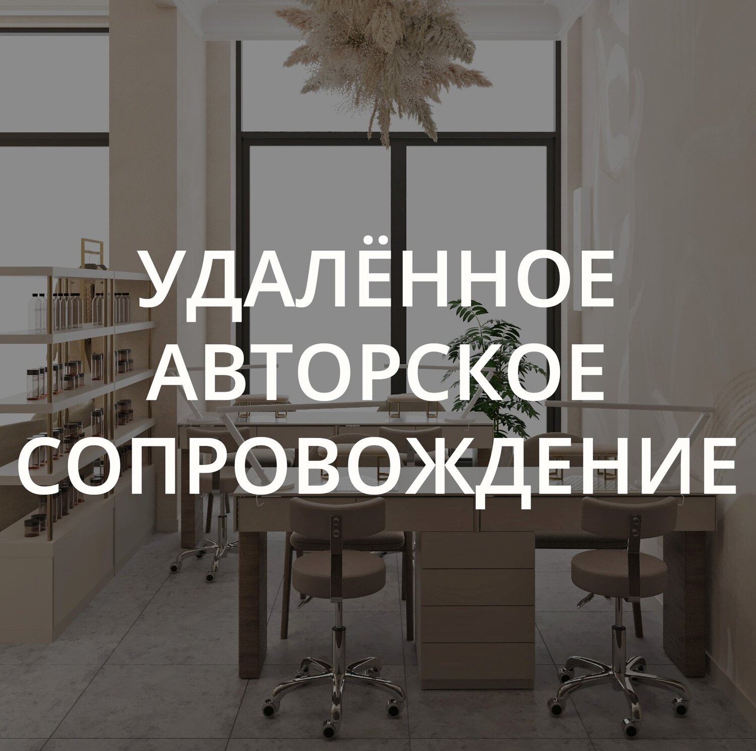 Удаленное авторское сопровождение салона красоты