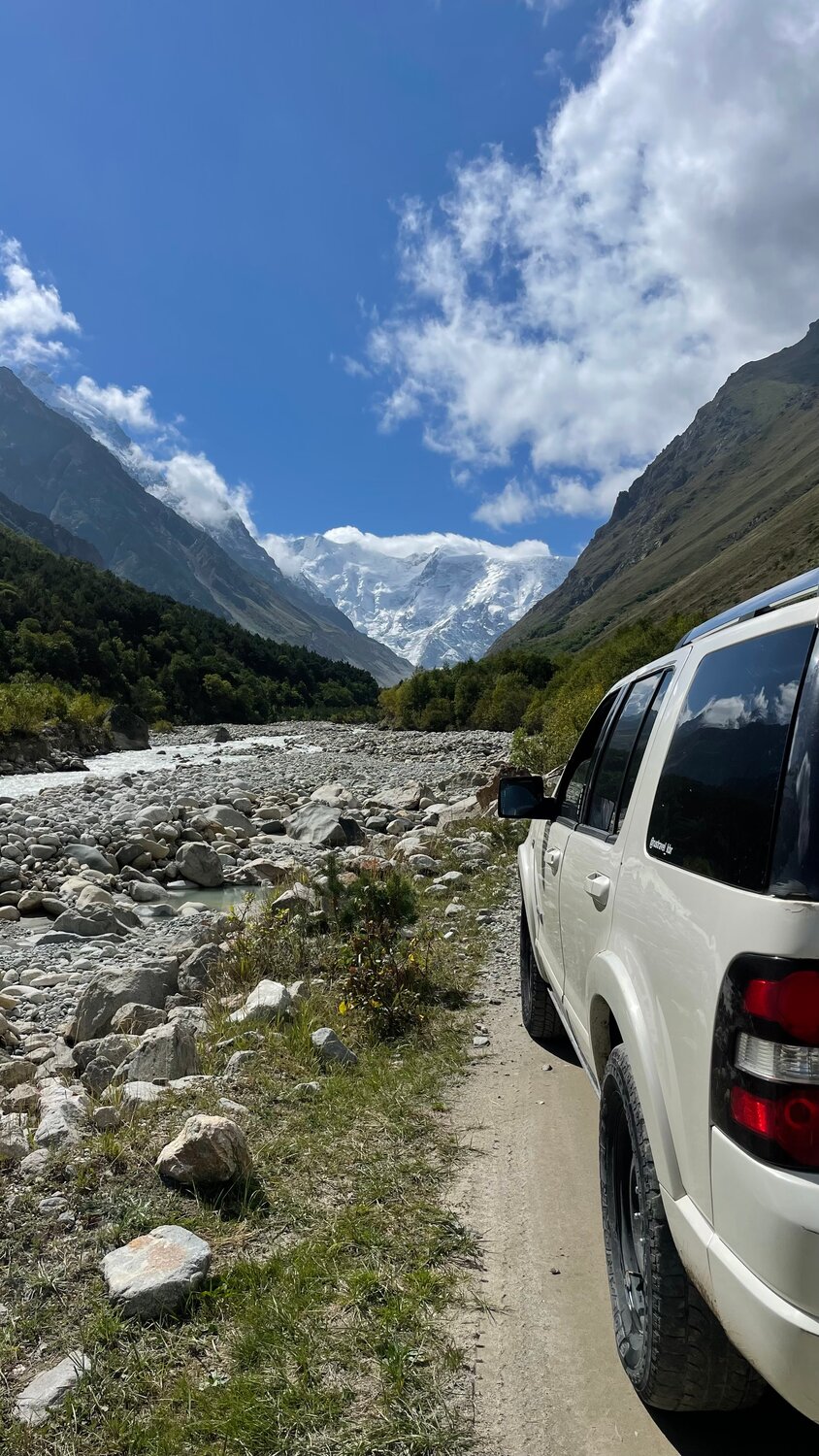 toyota land cruiser prado 120 автопутешествие, автомобиль, махарское ущелье лето, ущелье, горы