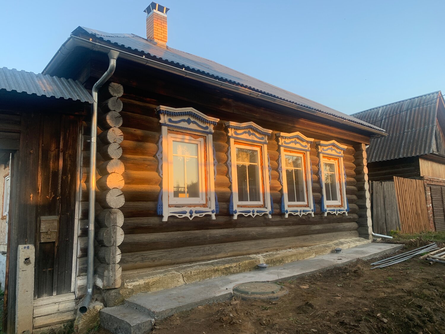 дом в селе, пертюково марий эл деревня, дом в деревне, новоипатово, сруб дома