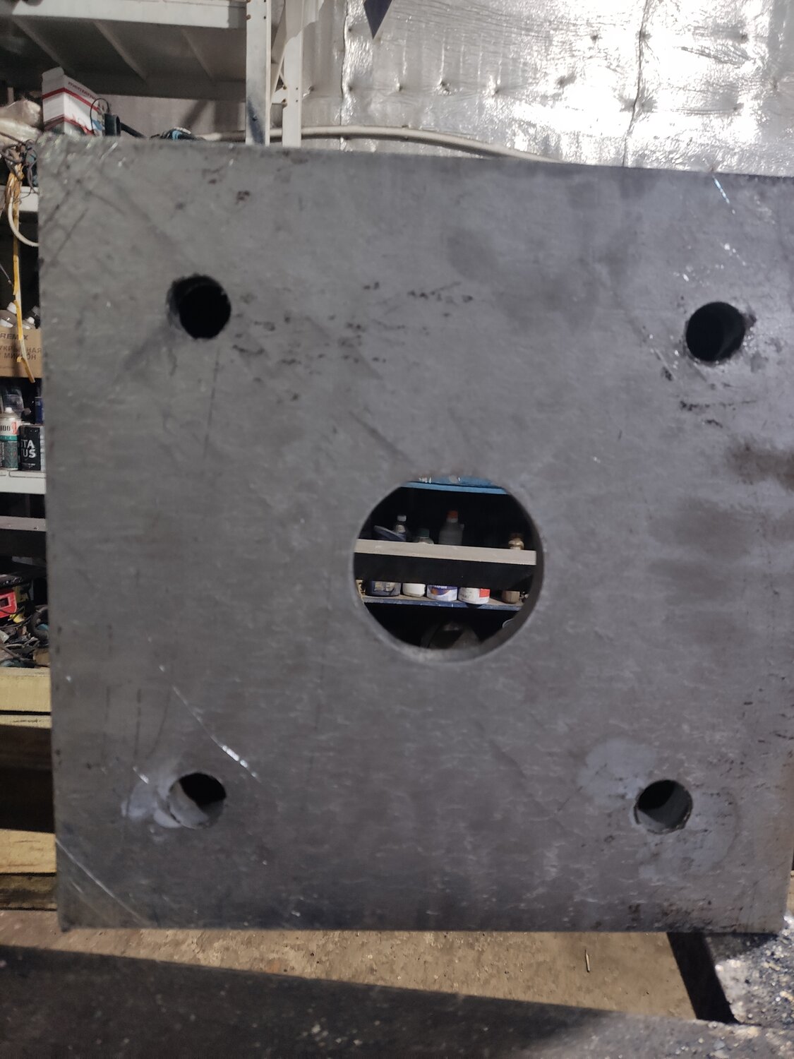 деталь, металлическая плита, плита монтажная, плита, лист металла