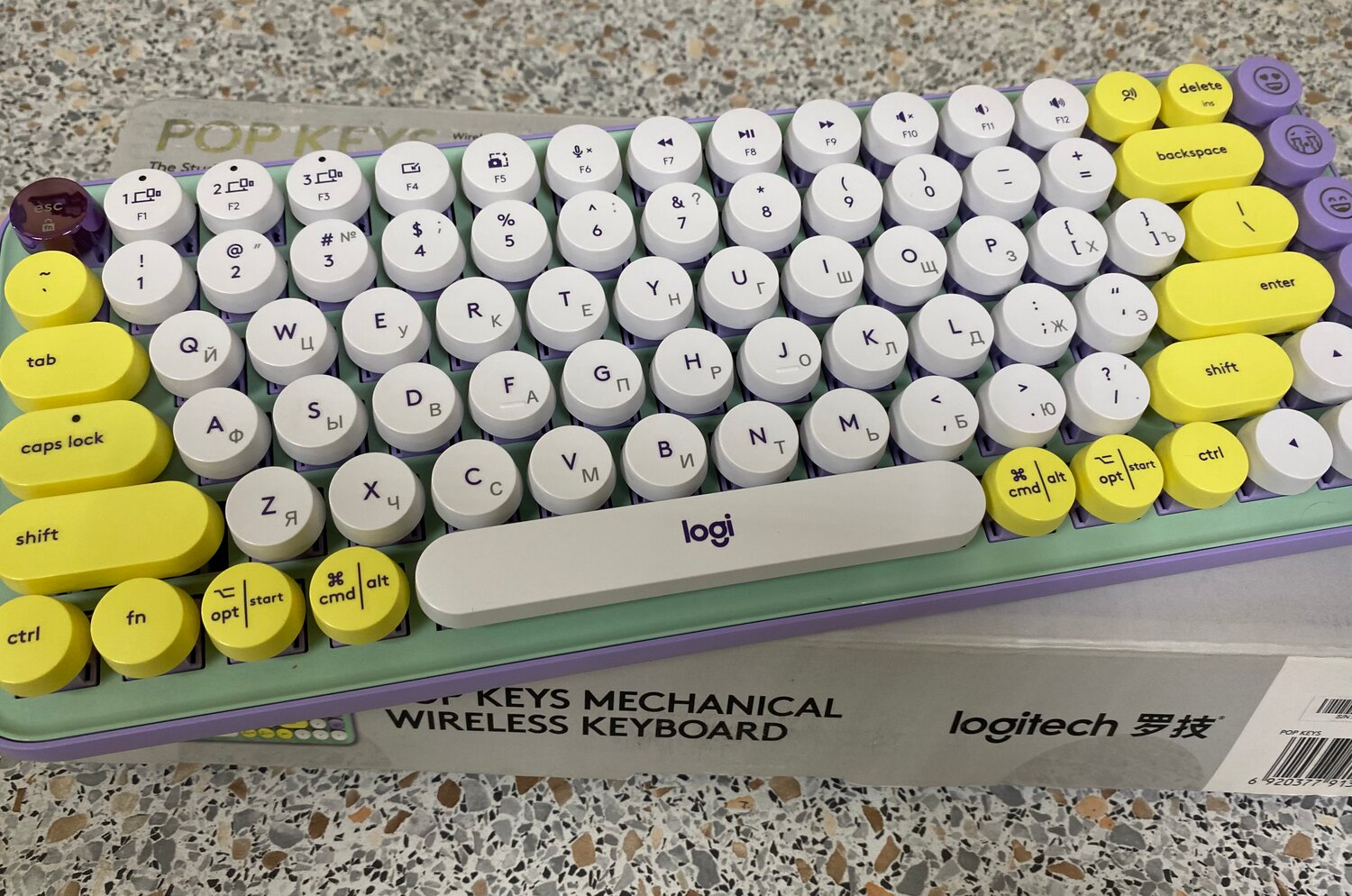 logitech pop keys mechanical wireless keyboard, клавиатура logitech pop keys, mechanical keyboard, клавиатура logitech pop keys daydream, keyboard