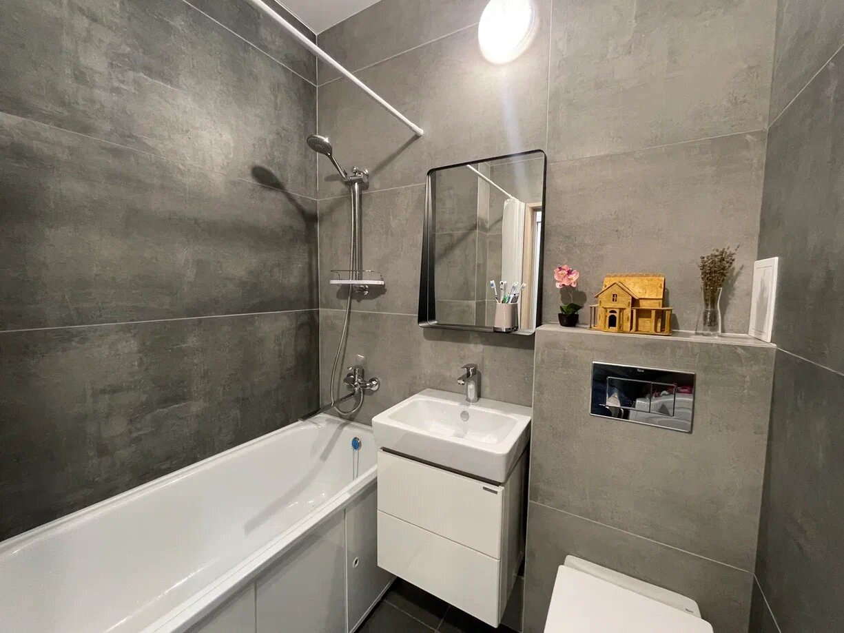 квартира, интерьер, ванная комната дизайн, ванная комната, современная ванная комната