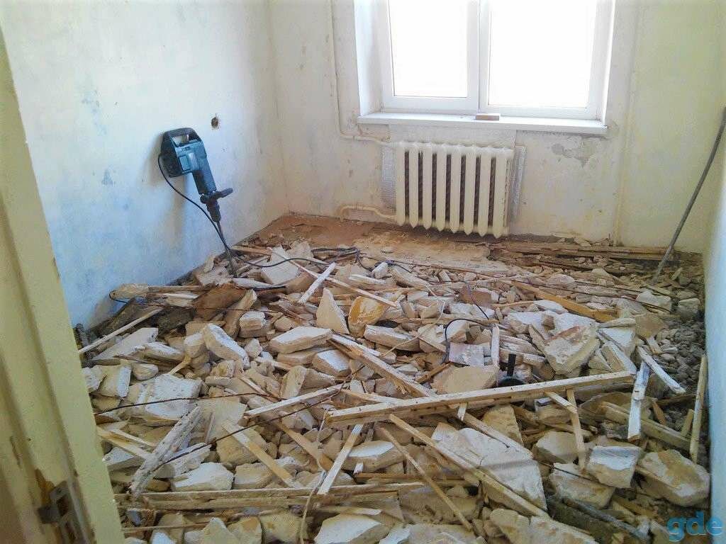 демонтаж стен, демонтаж пола, интерьер, демонтаж деревянного пола в квартире, демонтаж квартиры