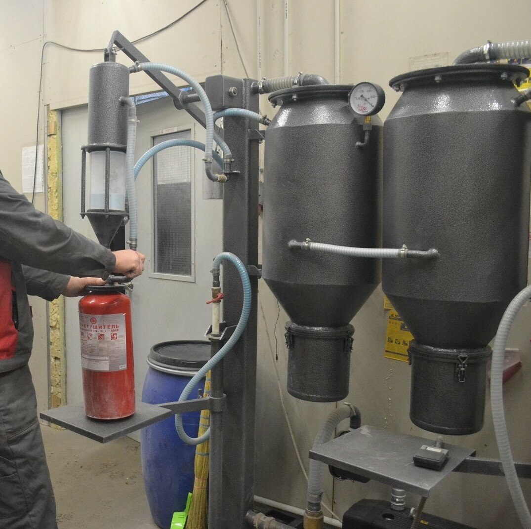 перезарядка огнетушителей, зарядчик огнетушителей, перезарядка огнетушителей оу-40, средства пожаротушения, опрессовка огнетушителей