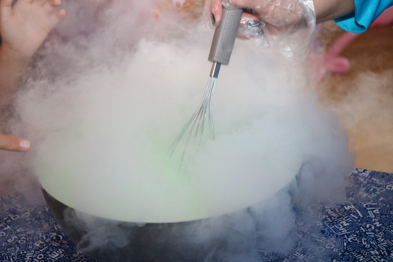жидкий азот, крио шоу, крио шоу заморозка, liquid nitrogen ice cream, крио мороженое
