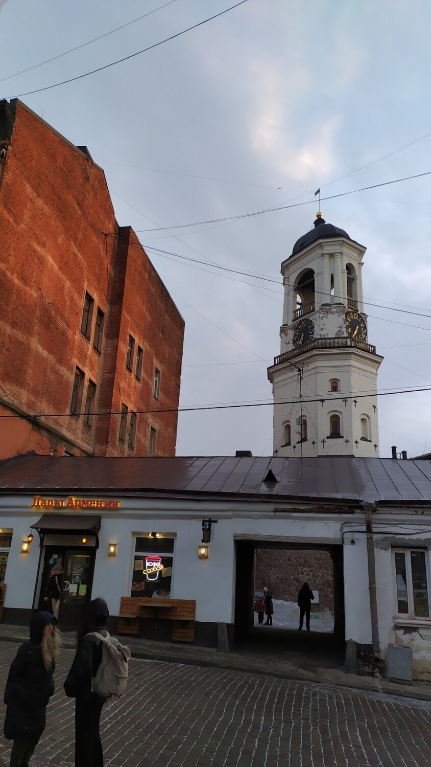 часовая башня выборг, выборг башня, часовая башня, выборг, выборг дома