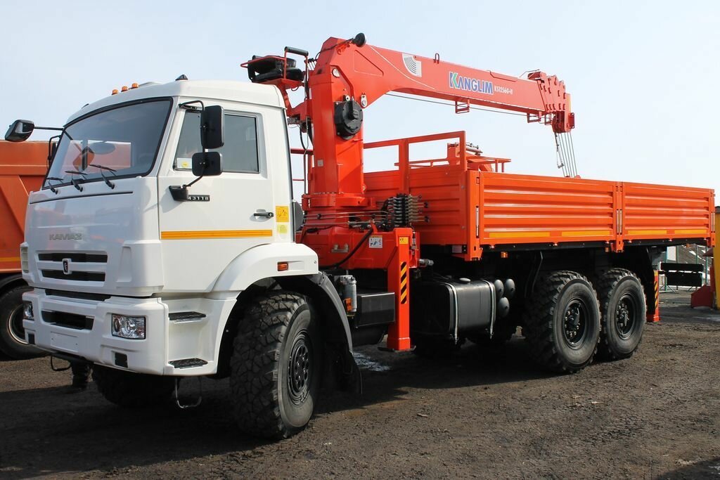 камаз 43118 с кму, манипулятор камаз, камаз 43118 с кму kanglim 1256, камаз 43118 с манипулятором, манипулятор на базе камаза