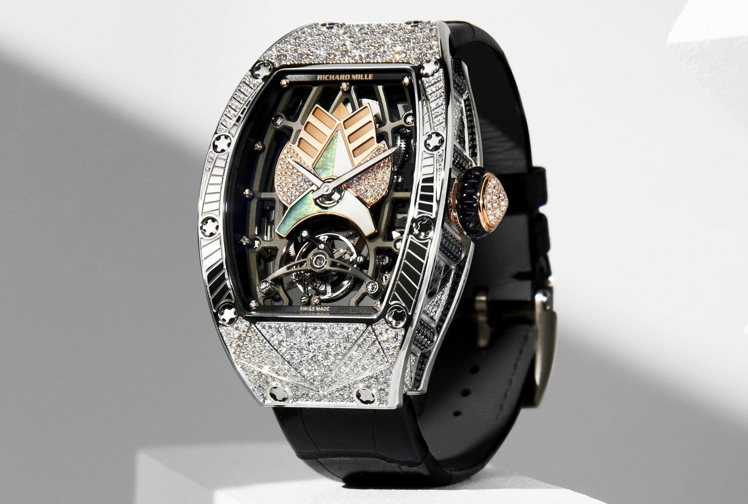 часы richard mille, rm 002-v2 : часы с турбийоном | richard mille, richard de mille, richard mille rm 12 01 калибр, часы richard mille tourbillon