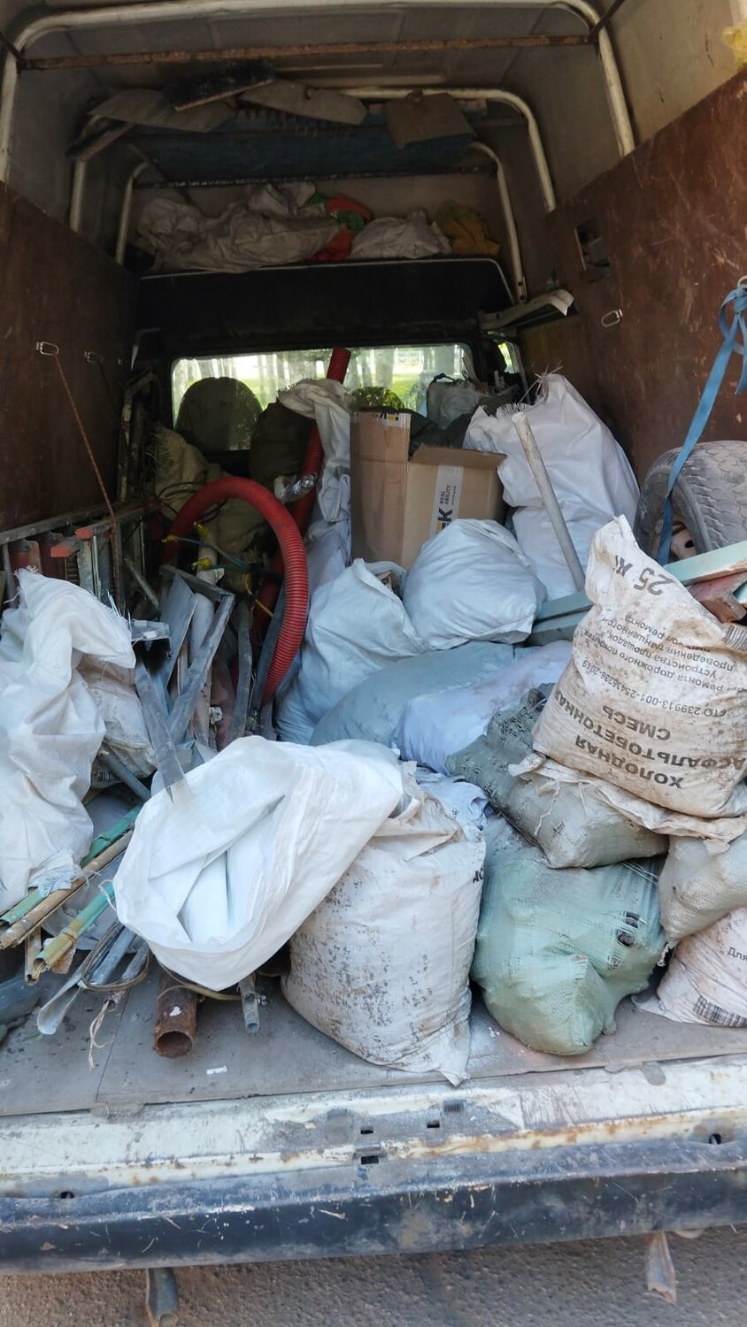 газель на свалке, вывоз, грузовик с хламом, газель вывоз мусора, вывоз мусора
