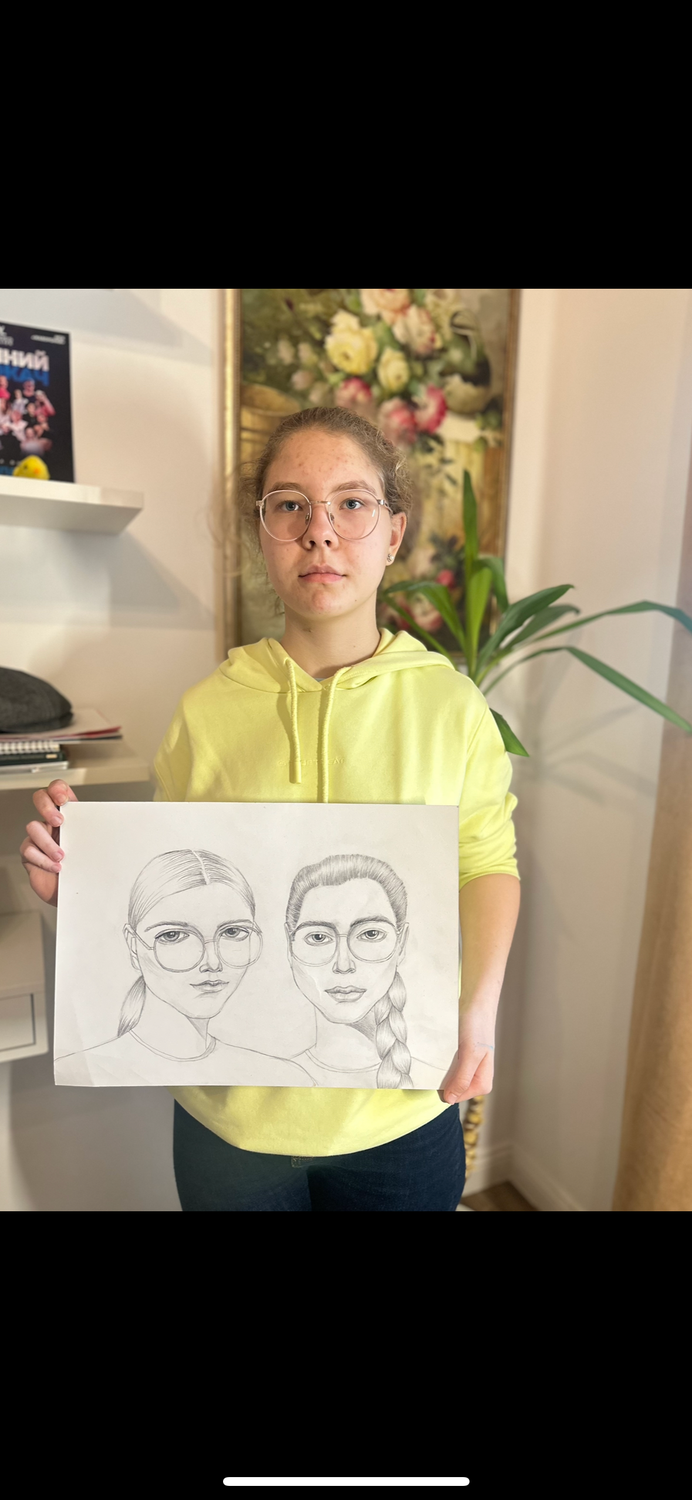 портрет, анастасия венкова художник, рисовать портрет, людей, портрет учителя