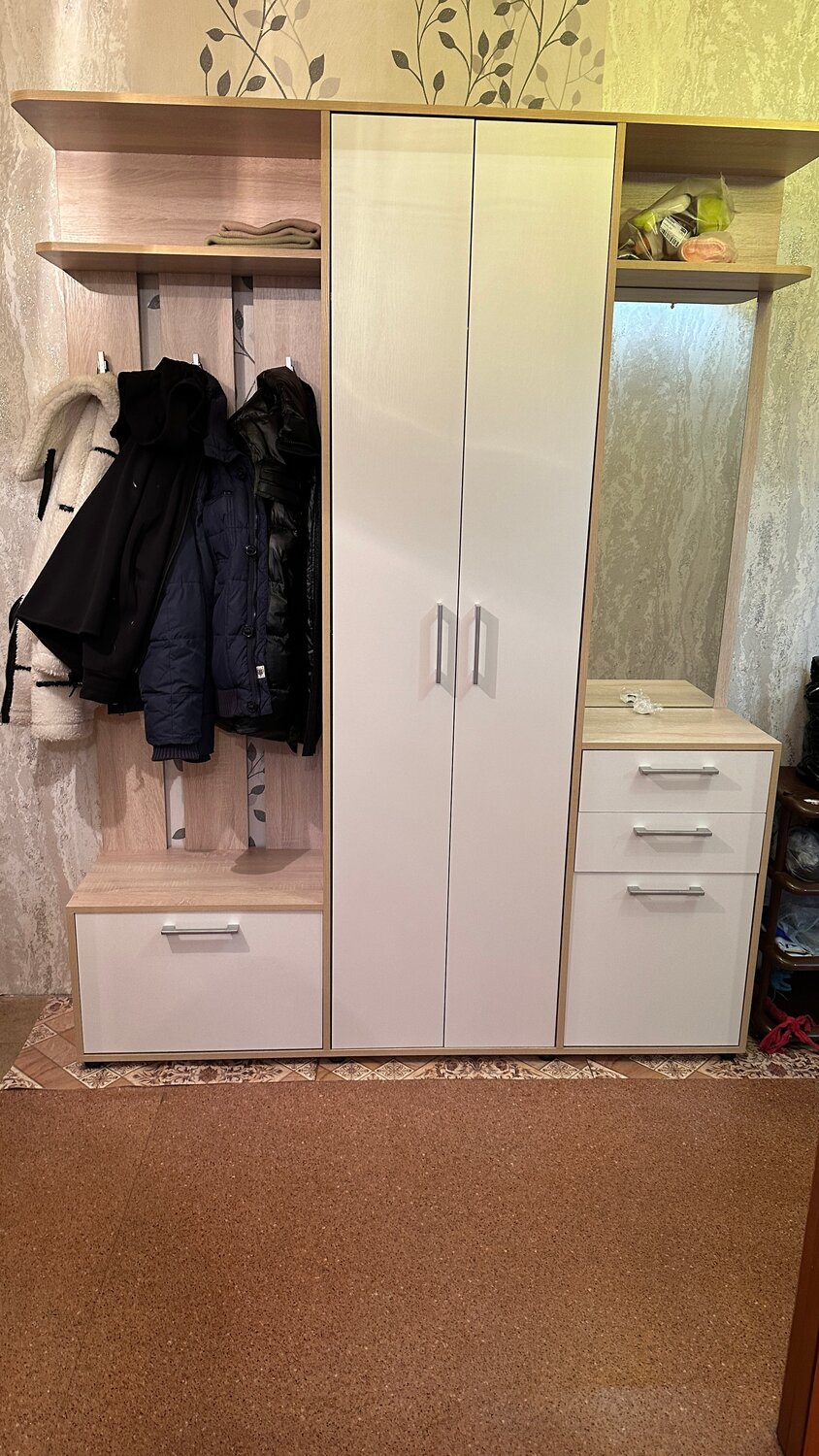 прихожая мебель, прихожая шкаф, прихожая, модульная прихожая, прихожая витра тип 2