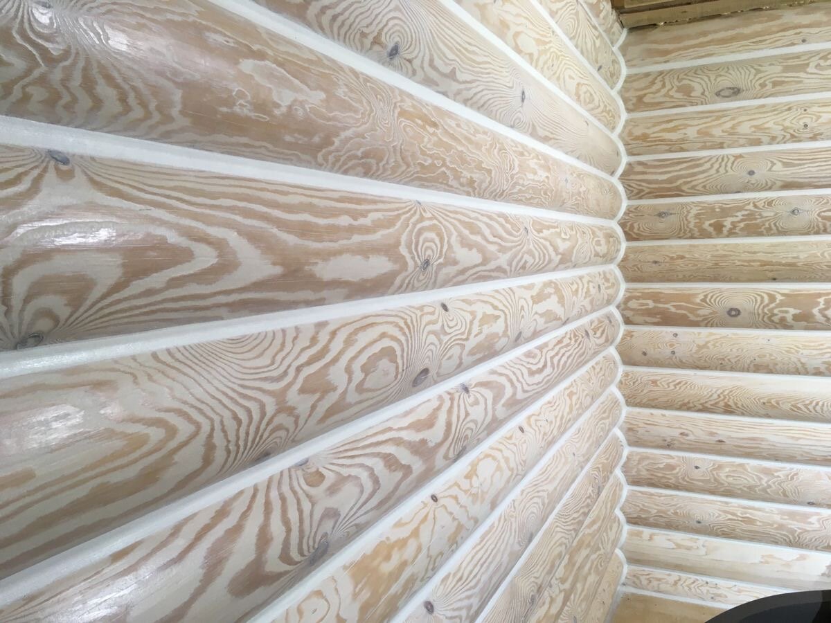 отделка сруба, герметик для сруба, покраска сруба, шлифовка сруба, деревянные дом