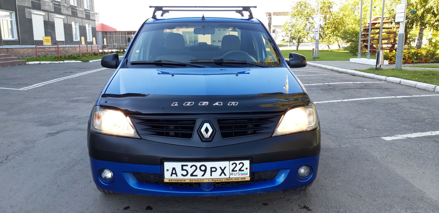 синий рено логан, рено логан 2006 года, renault logan 2006, logan, рено логан 2007 года