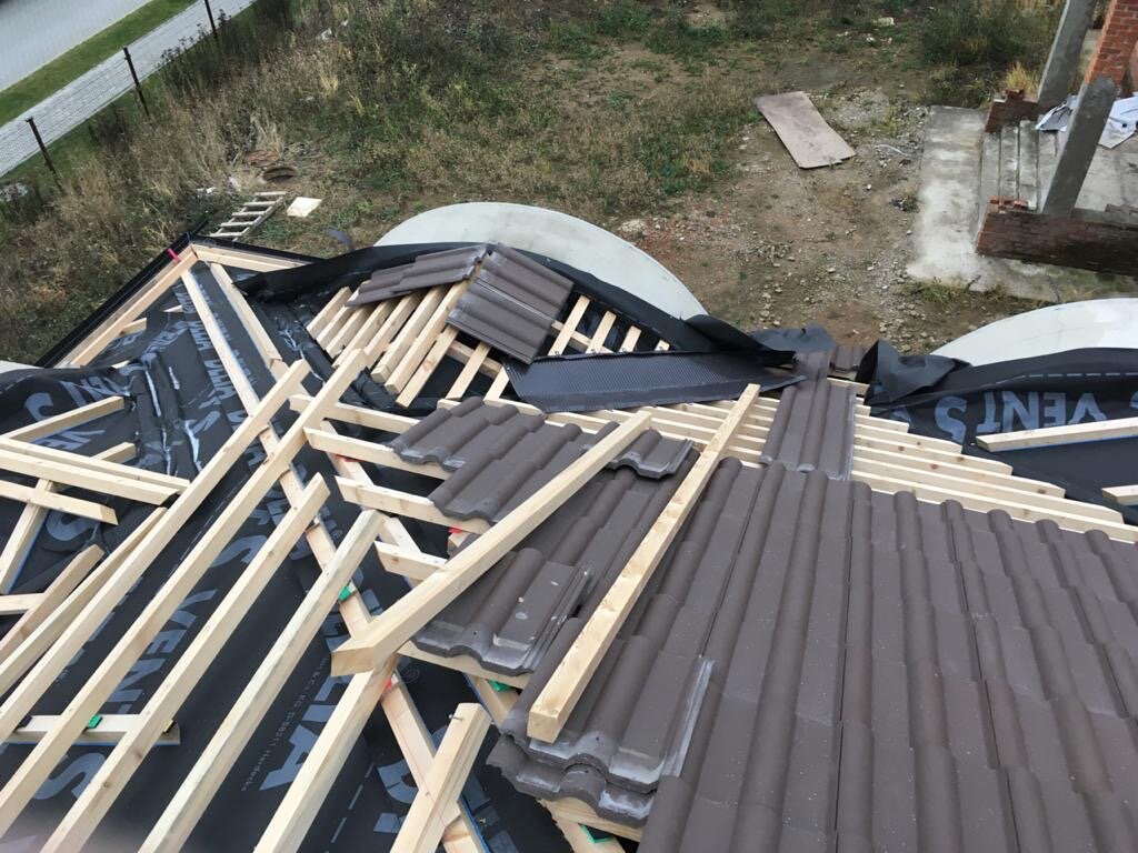 Демонтаж кровли