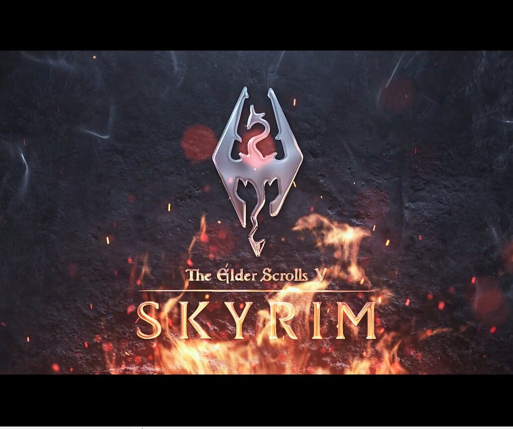 the elder scrolls v: skyrim, the elder scrolls v skyrim логотип, лого скайрим, значок скайрим, скайрим логотип