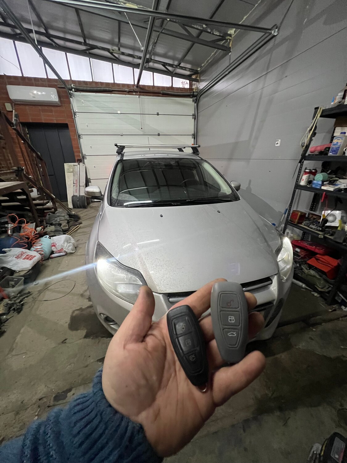 ford focus, серый форд фокус, форд фокус 2008, ford focus 2008, форд фокус 2 рестайлинг
