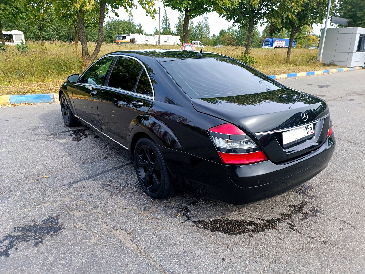 mercedes-benz s-класс, mercedes-benz w221, черный мерседес, мерседес 221 5.5 рестайлинг, Mercedes-Benz S-klasse AMG II (W221)
