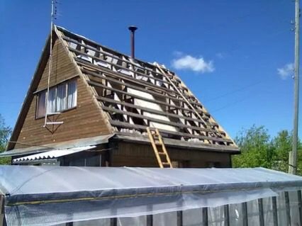 ремонт крыши дома, крыша кровля, замена кровли, монтаж кровли, покрыть крышу