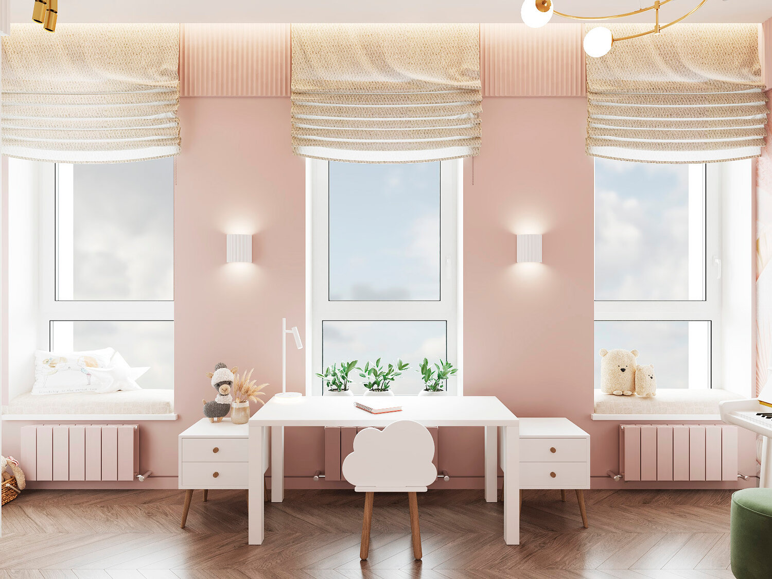 дизайн детской комнаты, интерьер детской, дизайн интерьера, комната интерьер, дизайн детской