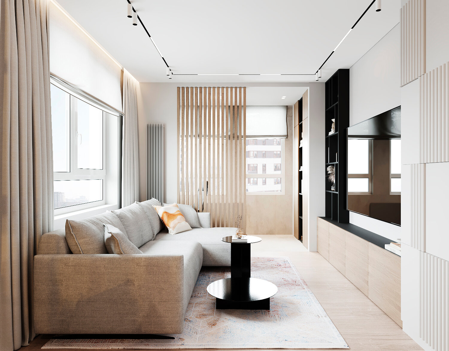 интерьер квартиры в современном стиле, квартира в современном стиле, стильный интерьер квартиры, дизайн интерьера, современный интерьер