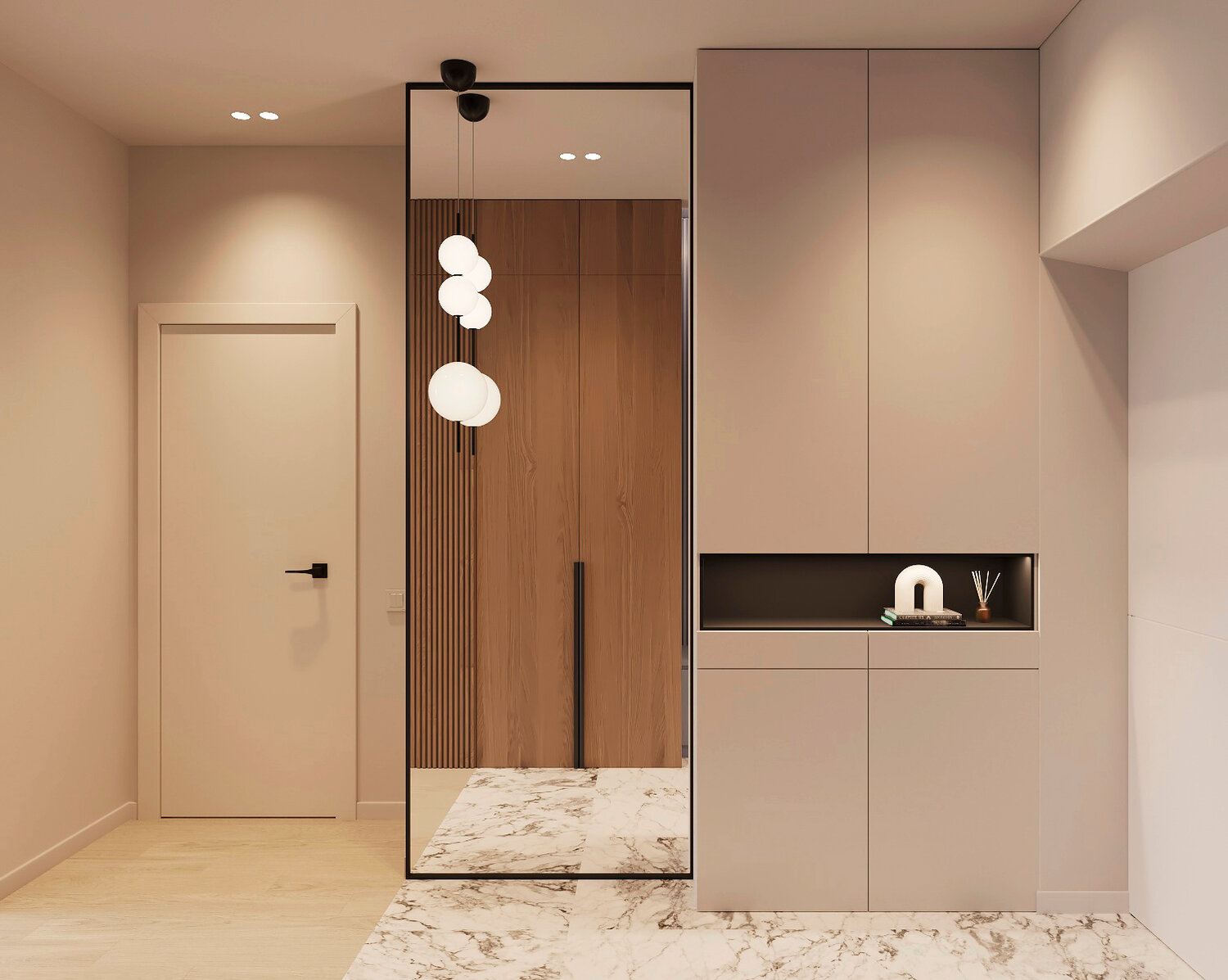 прихожая в современном стиле, прихожая в минималистичном стиле, дизайн прихожей, прихожая дизайн интерьера, прихожая минимализм дизайн