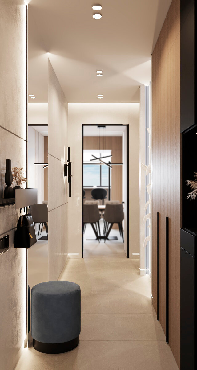 дизайн прихожей, дизайн коридора, интерьер прихожей, дизайн узкой прихожей, дизайн прихожей в квартире