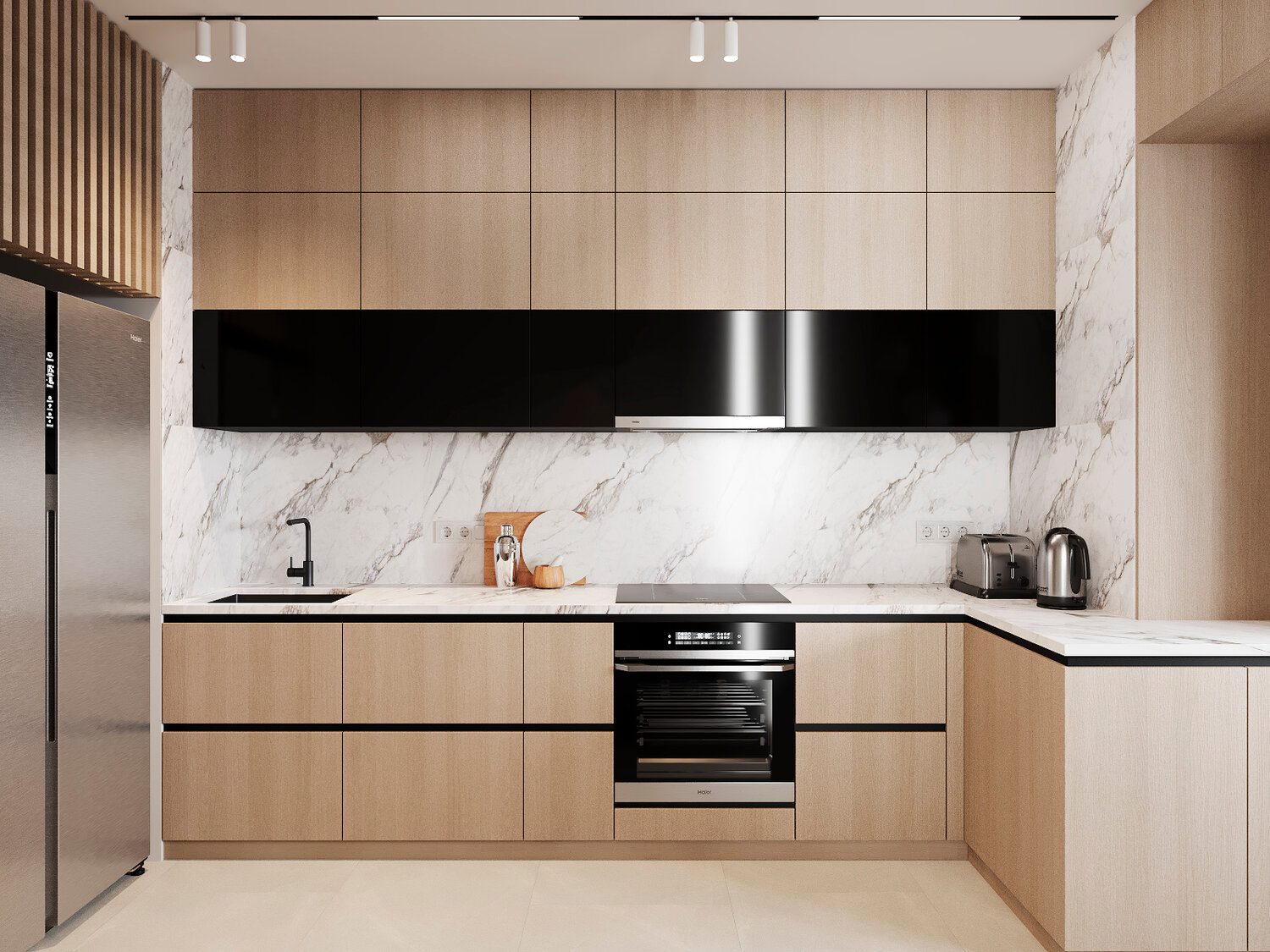 кухни в современном стиле, дизайн кухни в современном, кухни, кухня в стиле модерн, интерьер кухни