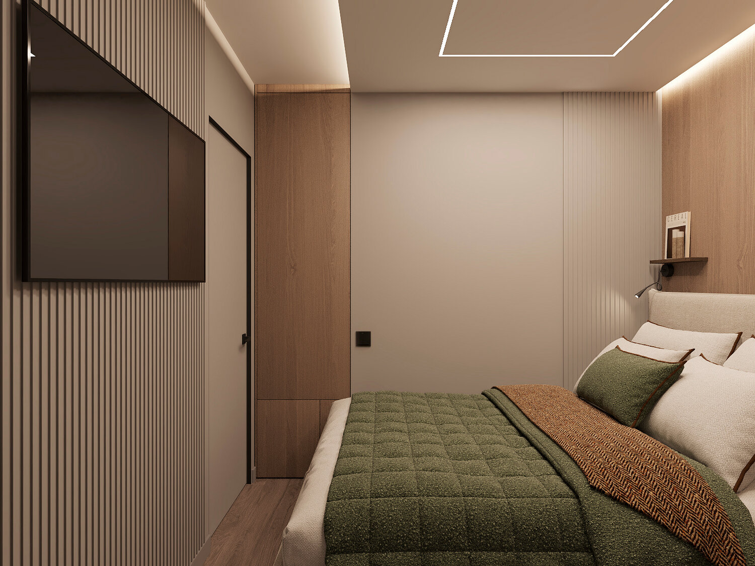 дизайн интерьера, интерьер спальной комнаты в квартире в современном стиле, интерьер спальни, декор в спальню, спальная комната дизайн