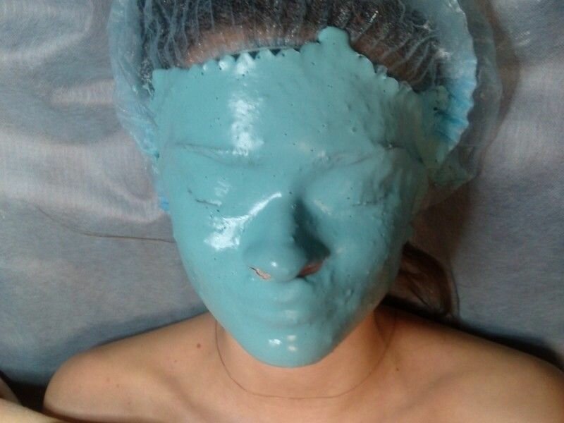 альгинатная маска, альгинатная маска для лица, альгинатная маска у косметолога, маска, маска для лица