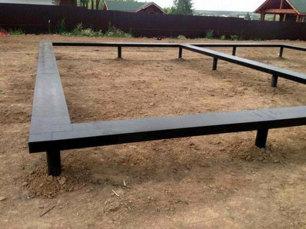 фундамент свайный, свайно винтовой фундамент, сваи под фундамент, фундамент на винтовых сваях, ленточный фундамент на сваях