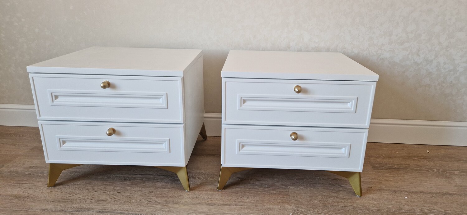 тумба прикроватная, прикроватная тумба белая, прикроватная тумбочка, тумба прикроватная элизабет белого цвета, маленькая прикроватная тумбочка