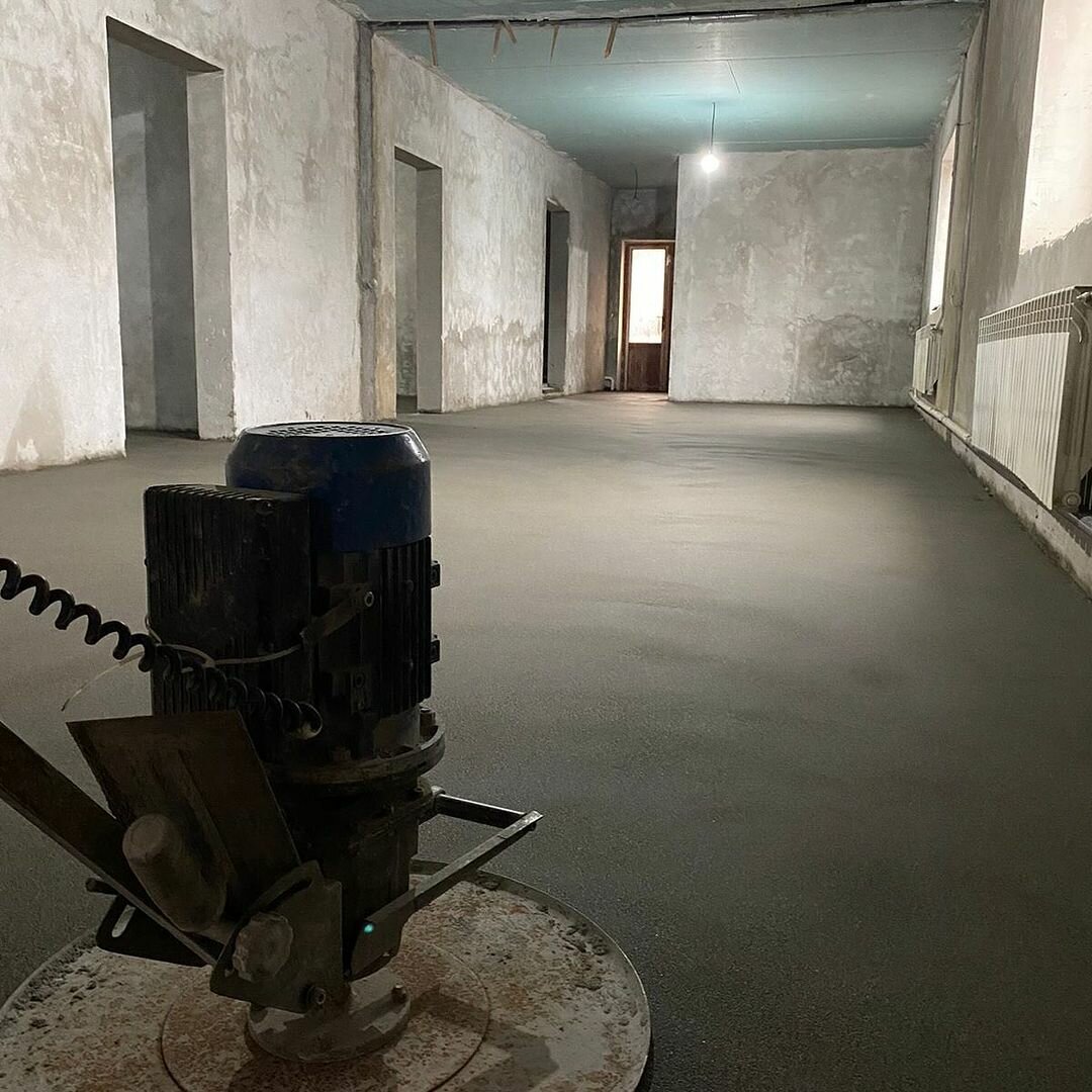 механизированная стяжка пола, полусухая стяжка пола, механизированная полусухая стяжка, механизированная полусухая стяжка пола, полусухая стяжка
