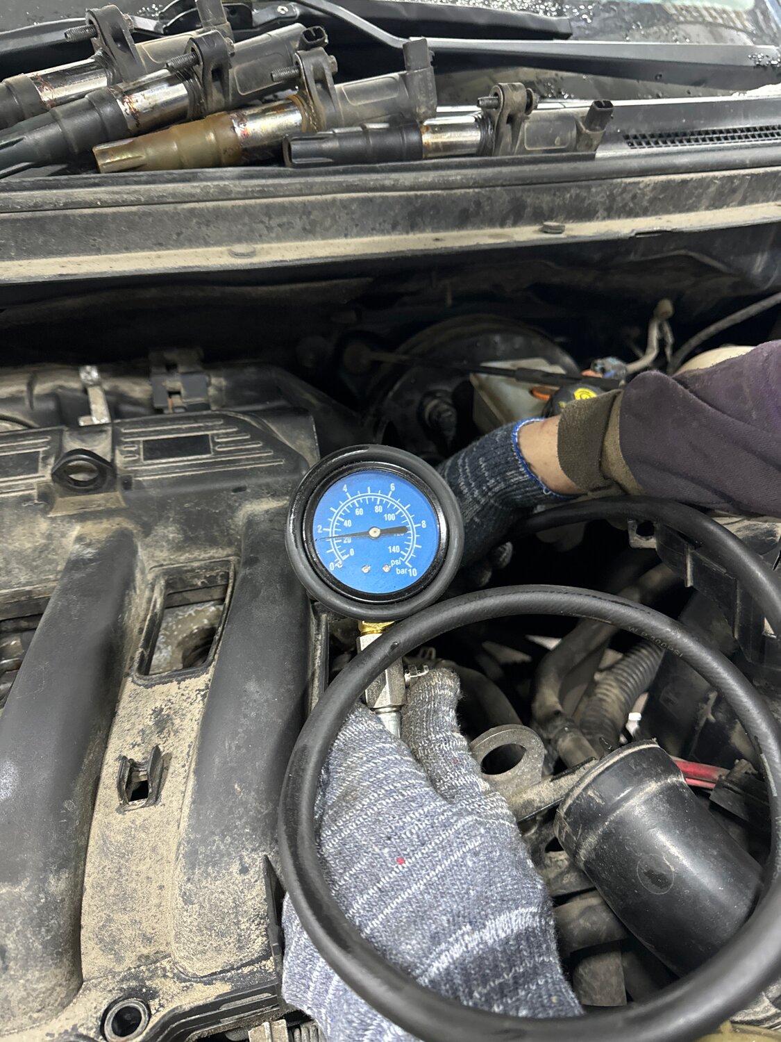 рено меган 2 замер давления топлива, замер компрессии, изменение компрессии дастер 2.0, компрессия в двигателе, замер давления топлива