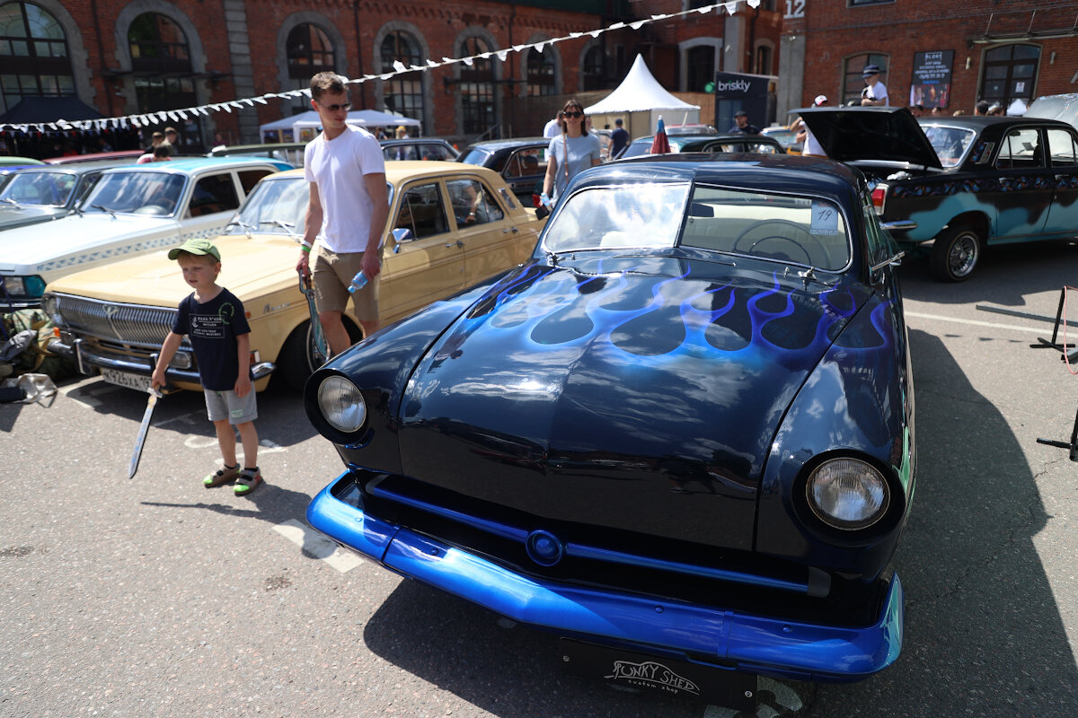 авто, автомобиля, lead sled газ 21, американская машина, кастом авто