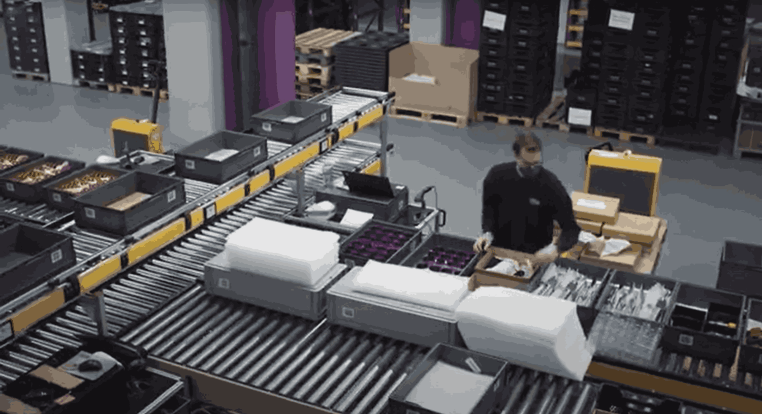 склад амазон, amazon warehouse, автоматизированные склады, работа на складе, амазон упаковка товара