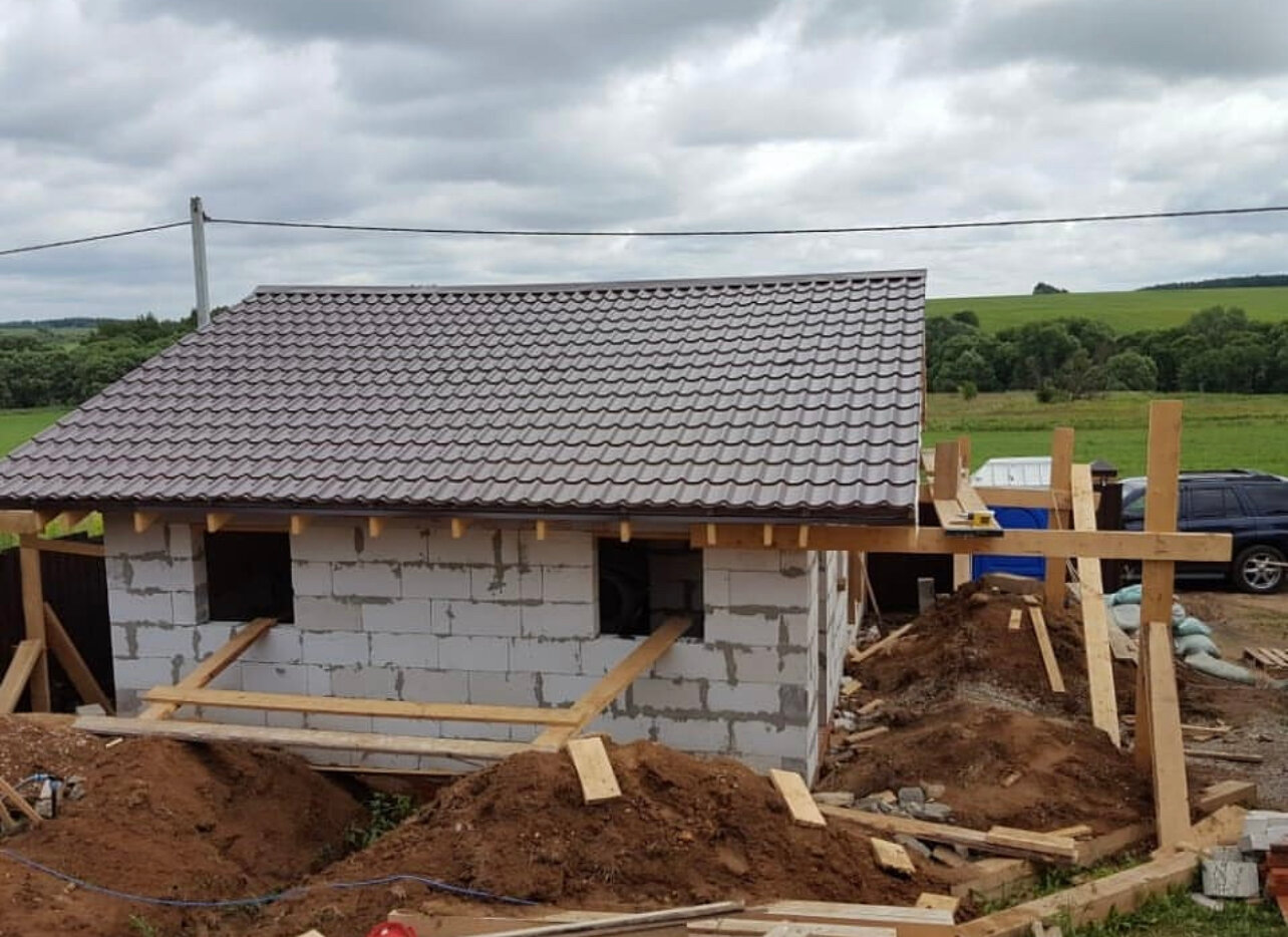 дом из газоблока, строительство домов из газобетона, газобетонные дома, гараж из газобетона, дом из газобетона