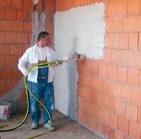 механизированная штукатурка стен, механизированная штукатурка, штукатурка стен, ручная штукатурка, механическая штукатурка стен