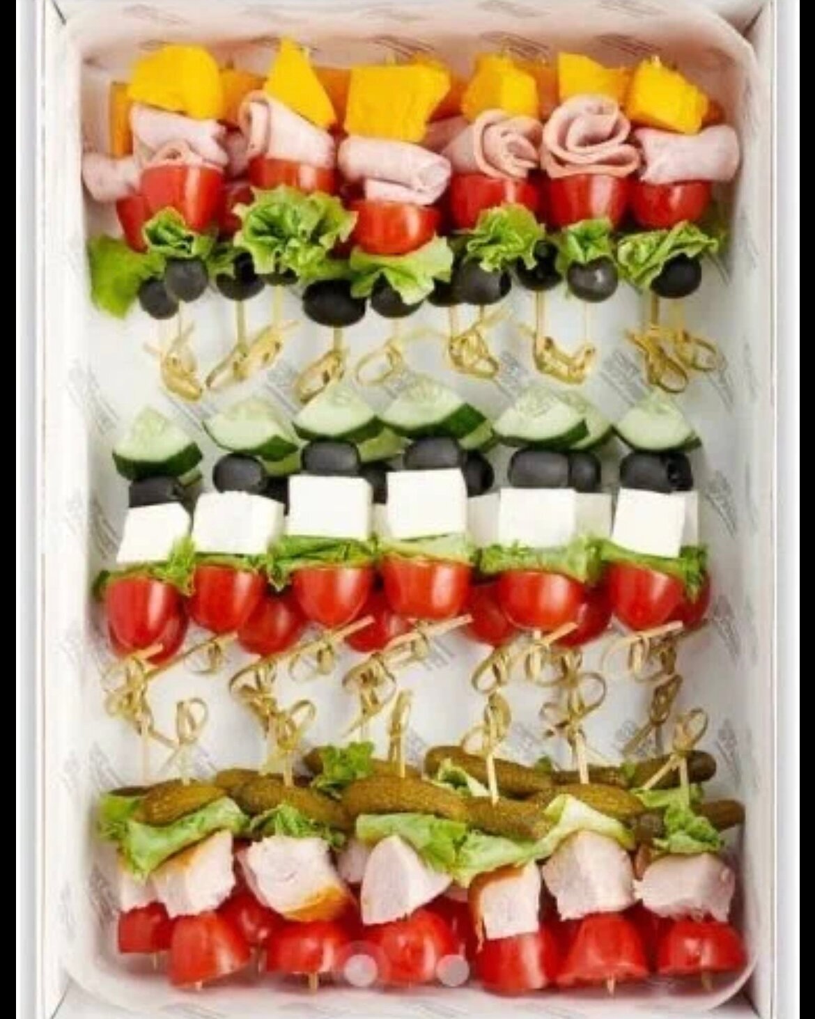 канапе ассорти, закуска для фуршета, сет фуршет, канапе, фуршетные наборы