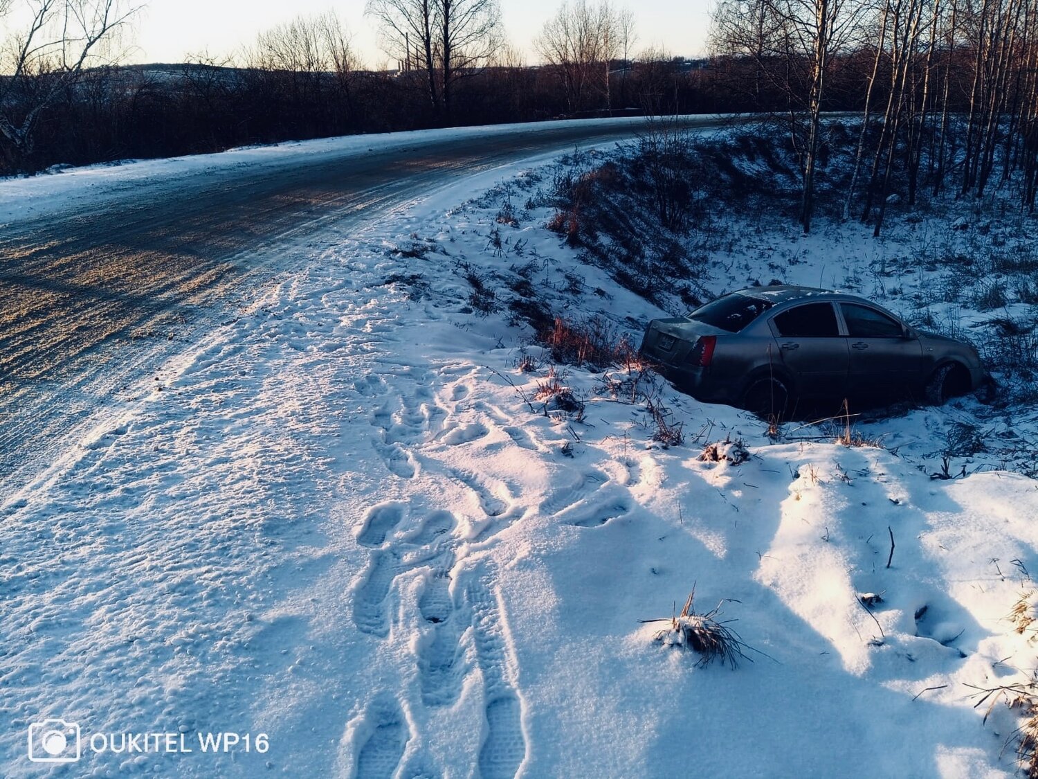 авто, аварии, улетел в кювет, машина в кювете, дтп
